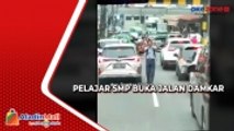 Aksi Heroik Pelajar SMP di Bogor Buka Jalan Damkar Ciomas saat Terjebak Macet