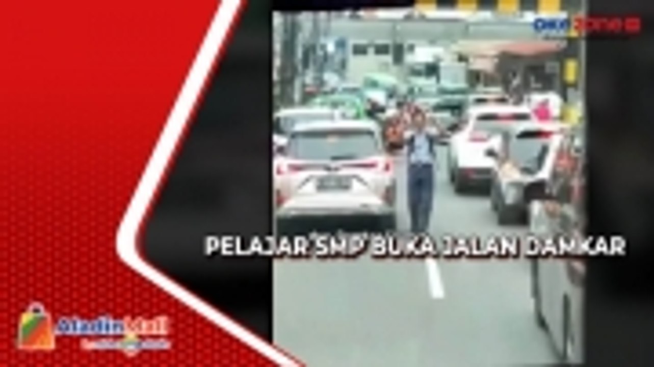 Aksi Heroik Pelajar SMP di Bogor Buka Jalan Damkar Ciomas saat Terjebak Macet