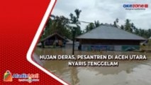 Banjir Setinggi 3 Meter di Aceh Utara Nyaris Tenggelamkan Pesantren