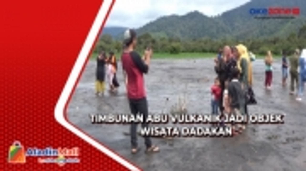 Warga Antusias, Lahan Pertanian Tertimbun Abu Vulkanik Kerinci jadi Objek Wisata Dadakan