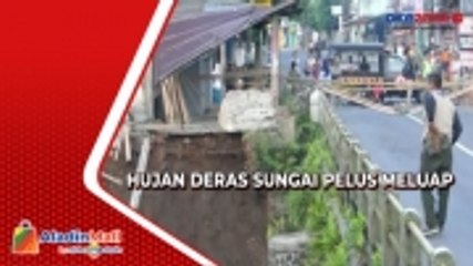 Rumah dan Jembatan Rusak di Purwokerto Usai Dilanda Banjir Bandang