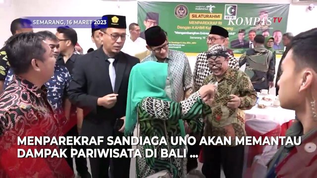 Sandiaga Uno akan Pantau Wacana Larangan Turis Asing Sewa Motor di Bali