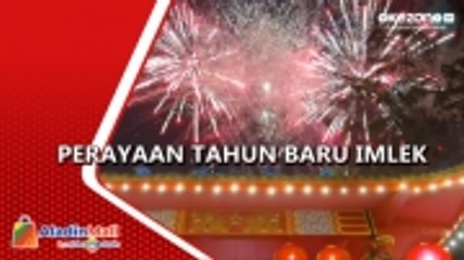 Pesta Kembang Api Meriahkan Imlek di Medan