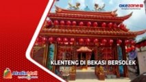 Sambut Meriah Imlek, Klenteng di Bekasi Hiasi dengan Lilin dan Lampion