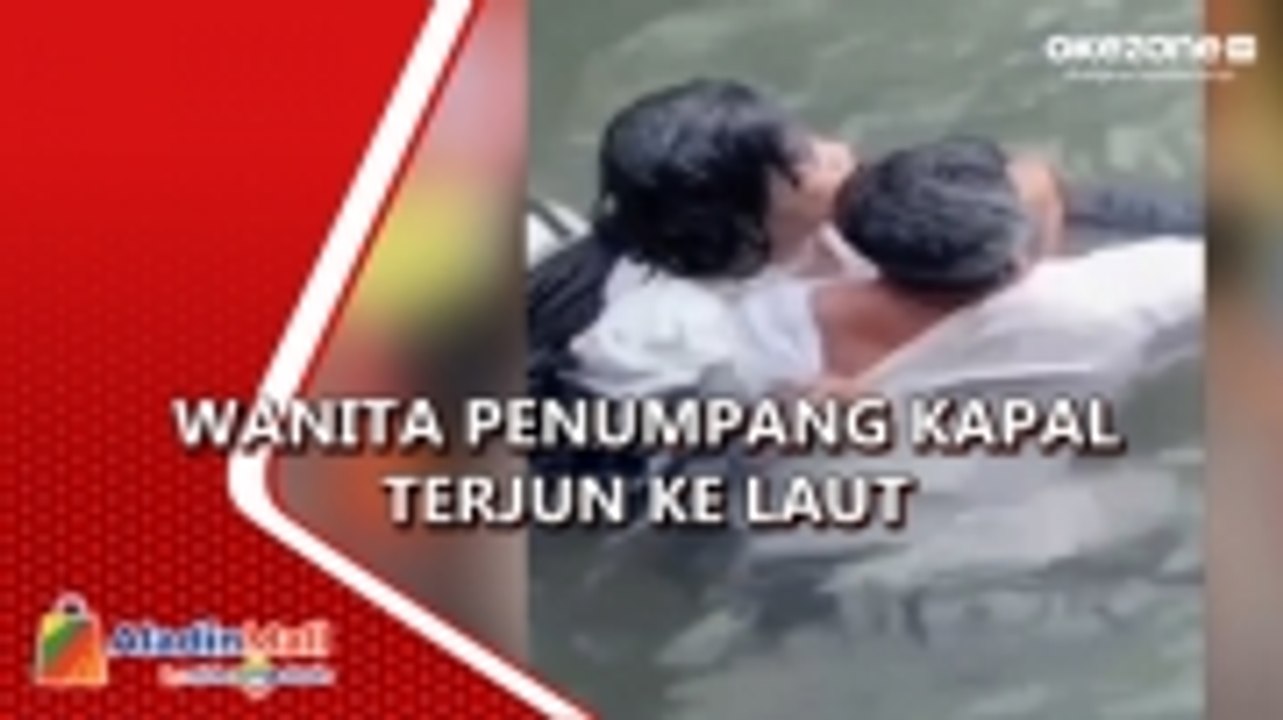 Aksi Heroik Driver Ojol Selamatkan Wanita Penumpang Kapal Terjun ke Laut