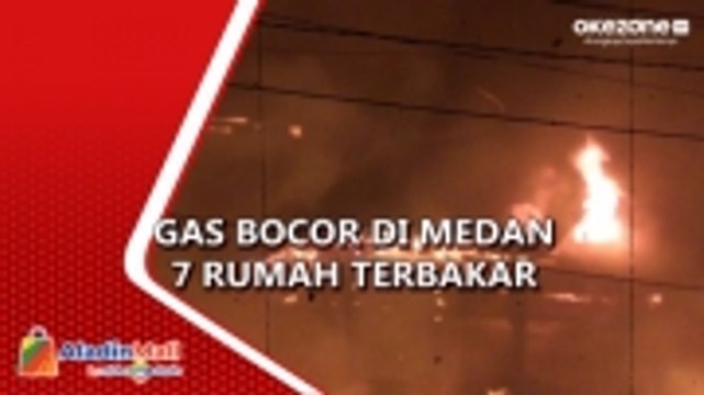 Gas Bocor Picu Kebakaran di Medan, 7 Rumah dan 1 Mobil Ludes Terbakar