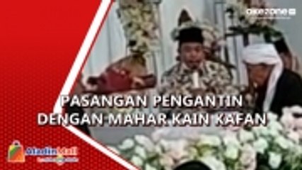 Descargar video: Unik, Pasangan Pengantin di Lombok Menikah dengan Mahar Kain Kafan dan Alat-Alat Kematian