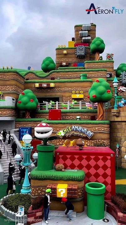 Super Nintendo World Theme Park | Japan | Travel With AeronFly | Flight Booking With AeronFly