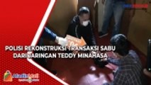 Polisi Gelar Rekonstruksi Transaksi Sabu di Kampung Bahari dari Jaringan Teddy Minahasa ke Alex Bonpis