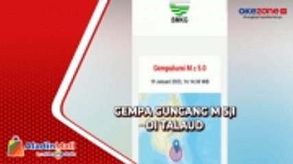 Gempa Bumi M 5,1 Guncang Talaud, Tidak Berpotensi Tsunami