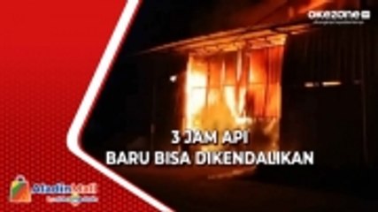Gudang Mainan di Tangerang Terbakar, Api Sulit Dipadamkan