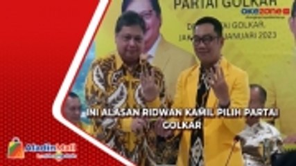 Resmi Bergabung, Ini Alasan Ridwan Kamil Pilih Partai Golkar