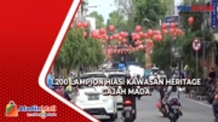 Ribuan Lampion Hiasi Kawasan Heritage Gajah Mada Denpasar