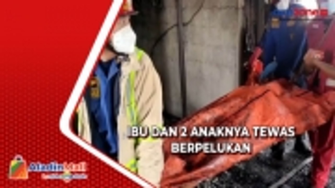 Terjebak Kebakaran, Ibu dan 2 Anaknya Tewas Berpelukan di Bekasi
