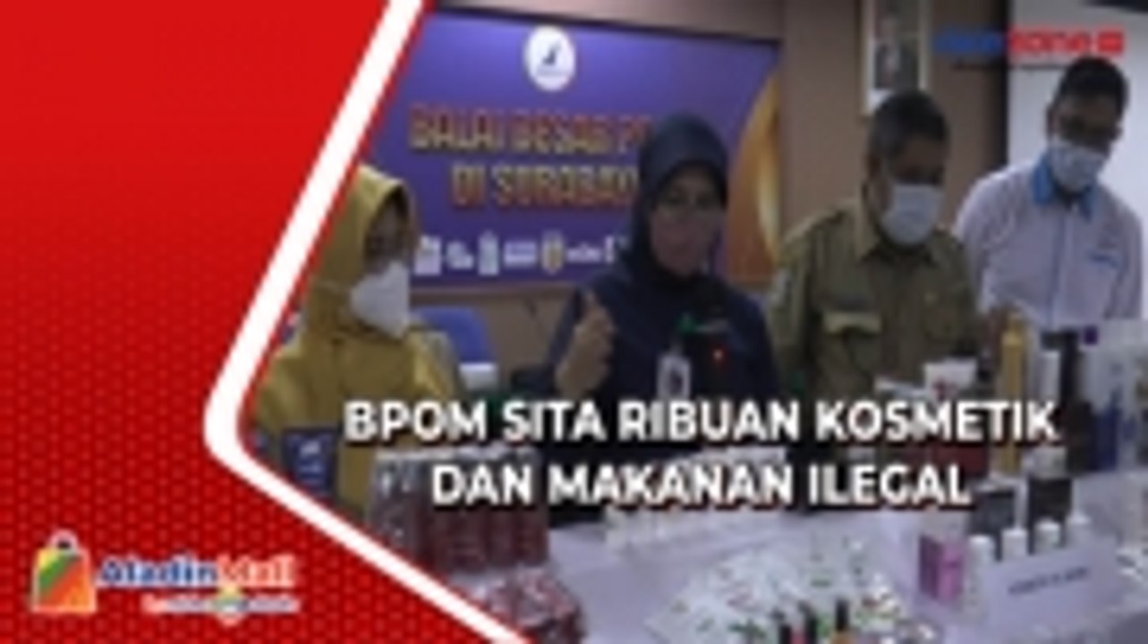 Jelang Imlek, BPOM Sita Ribuan Kosmetik dan Makanan Ilegal