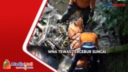 Download Video: Baru Belajar Motor, WNA Rusia Jatuh ke Sungai Sedalam 25 Meter hingga Tewas di Ubud