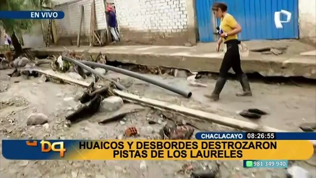 Vehículos varados en la autopista Ramiró Prialé