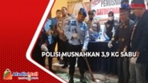 3,9 Kg Sabu Milik Pasutri Dimusnahkan Polres Tanjung Balai