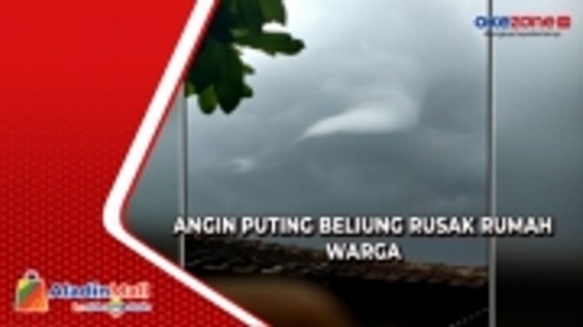 Belasan Rumah Warga Rusak akibat Angin Puting Beliung