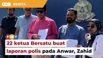 Dakwa fitnah Muhyiddin, 22 ketua Bersatu lapor polis terhadap Anwar, Zahid