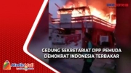 Kebakaran Hanguskan Gedung Sekretariat DPP Pemuda Demokrat Indonesia