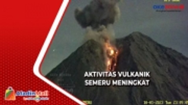 Gunung Semeru di Lumajang Erupsi, Muntahkan Lava Pijar Sejauh 1 Kilometer