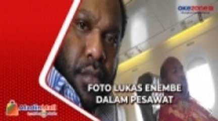 Begini Penampakan Lukas Enembe dalam Pesawat usai Ditangkap KPK