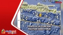 Gempa M 5,6 Guncang Pacitan Jawa Timur, Terasa Hingga Yogyakarta