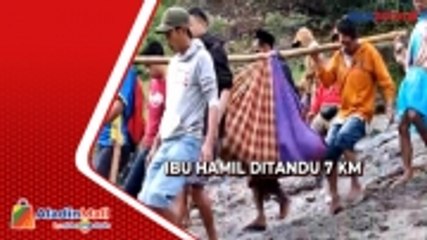 Miris, Ibu Hamil dan Bayinya di Pinrang Meninggal Usai Ditandu 7 Km Menggunakan Sarung