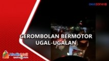 Gerombolan Bermotor Ugal-ugalan di Garut dengan Sajam, Videonya Viral