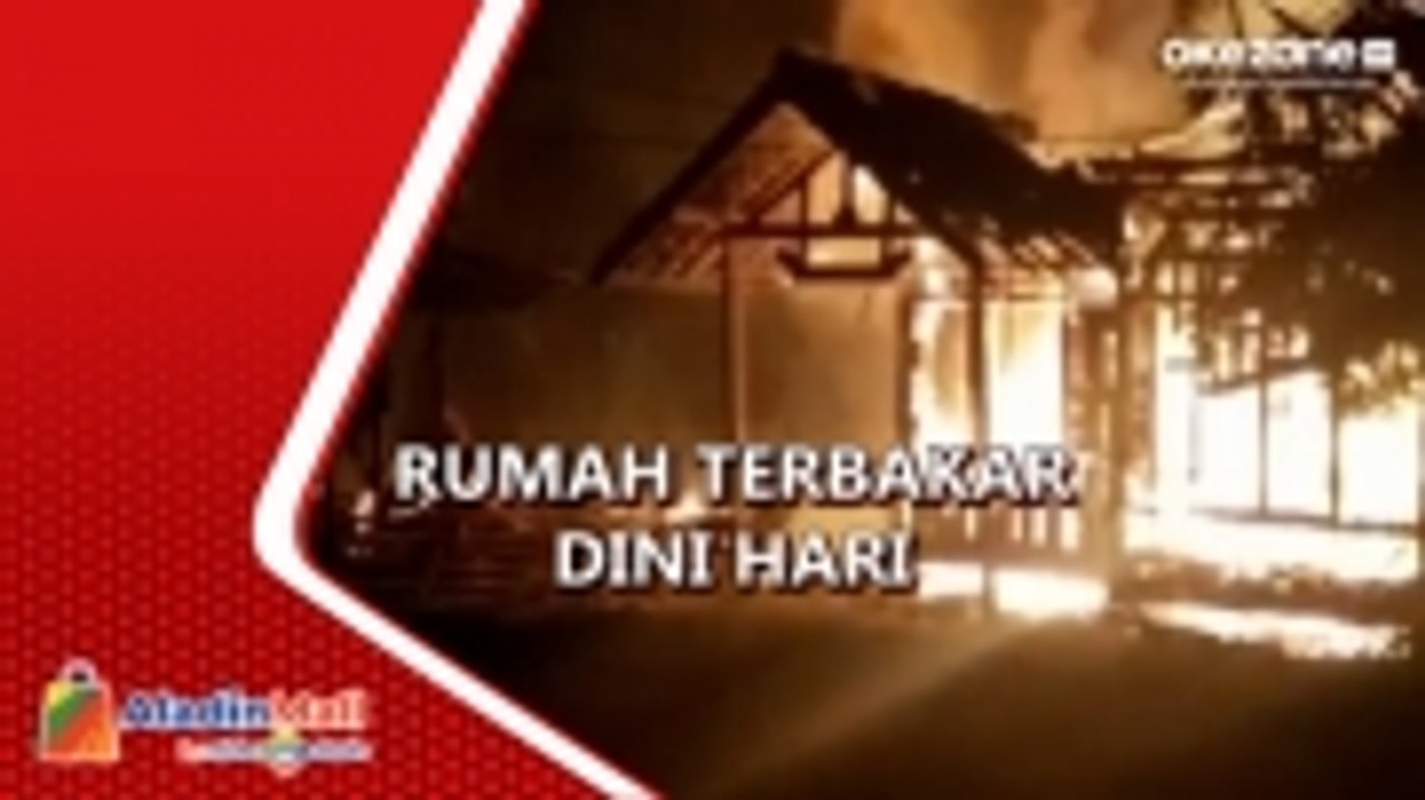 2 Rumah Terbakar di Tegalbuleud, Warga Kesulitan Padamkan Api