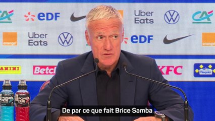 Deschamps : “Brice Samba a tout qui parle pour lui”