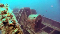 Çanakkale Savaşı'ndan kalma 108 yıllık batık gemiler kamerada