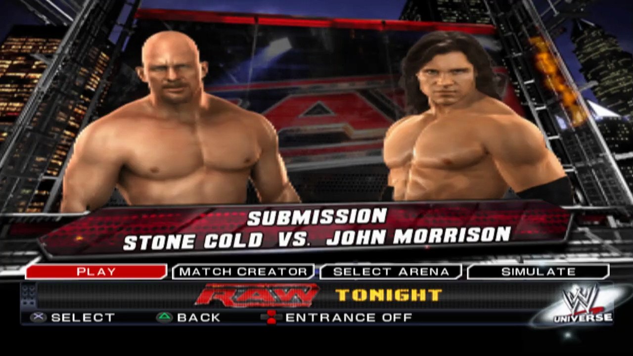 WWE SmackDown vs. Raw 2011 Stone Cold vs John Morrison