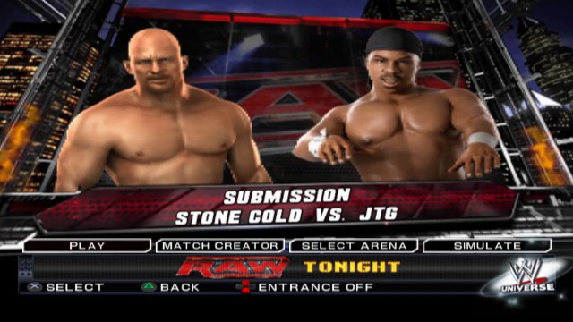 WWE SmackDown vs. Raw 2011 Stone Cold vs JTG