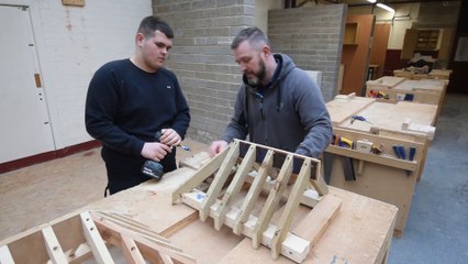Youngsters getting construction training