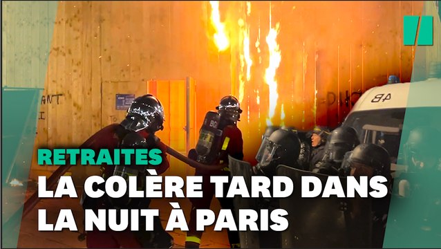 Retraites: la manifestation à Concorde a viré aux heurts avec la police