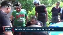 Detik-detik Polisi Kejar dan Tangkap Pelaku Narkoba di Belawan