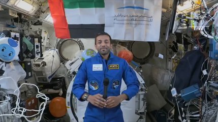 Download Video: UAE VP Calls Space Station To Talk To SpaceX Crew-6 Astronaut Sultan AlNeyadi