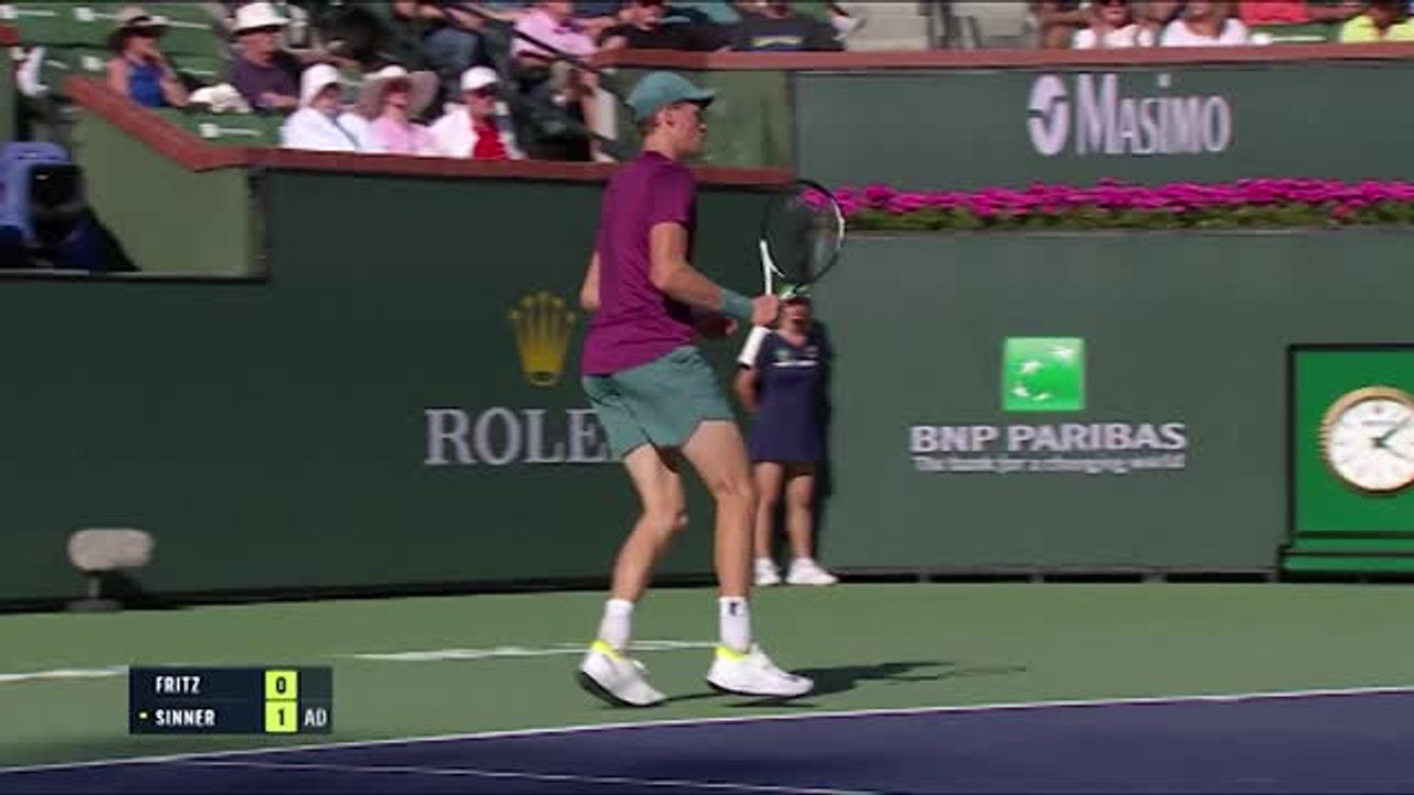 Highlights: Sinner fightet sich ins Halbfinale