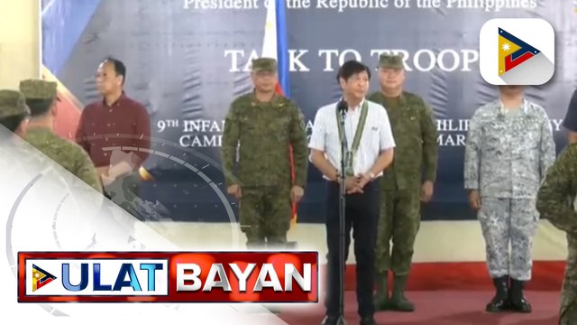 Pres. Ferdinand R. Marcos Jr., pinaalalahanan ang mga sundalo na maging peacemakers