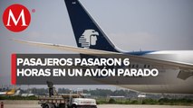 Aeroméxico retiene por más de 6 horas a pasajeros de vuelo de CdMx a Monterrey