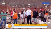 Extienden alerta en Perú debido a los deslizamientos de tierra por fuertes lluvias