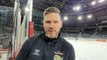 Adam Keefe and David Goodwin at SSE Arena ahead of Devils double-header