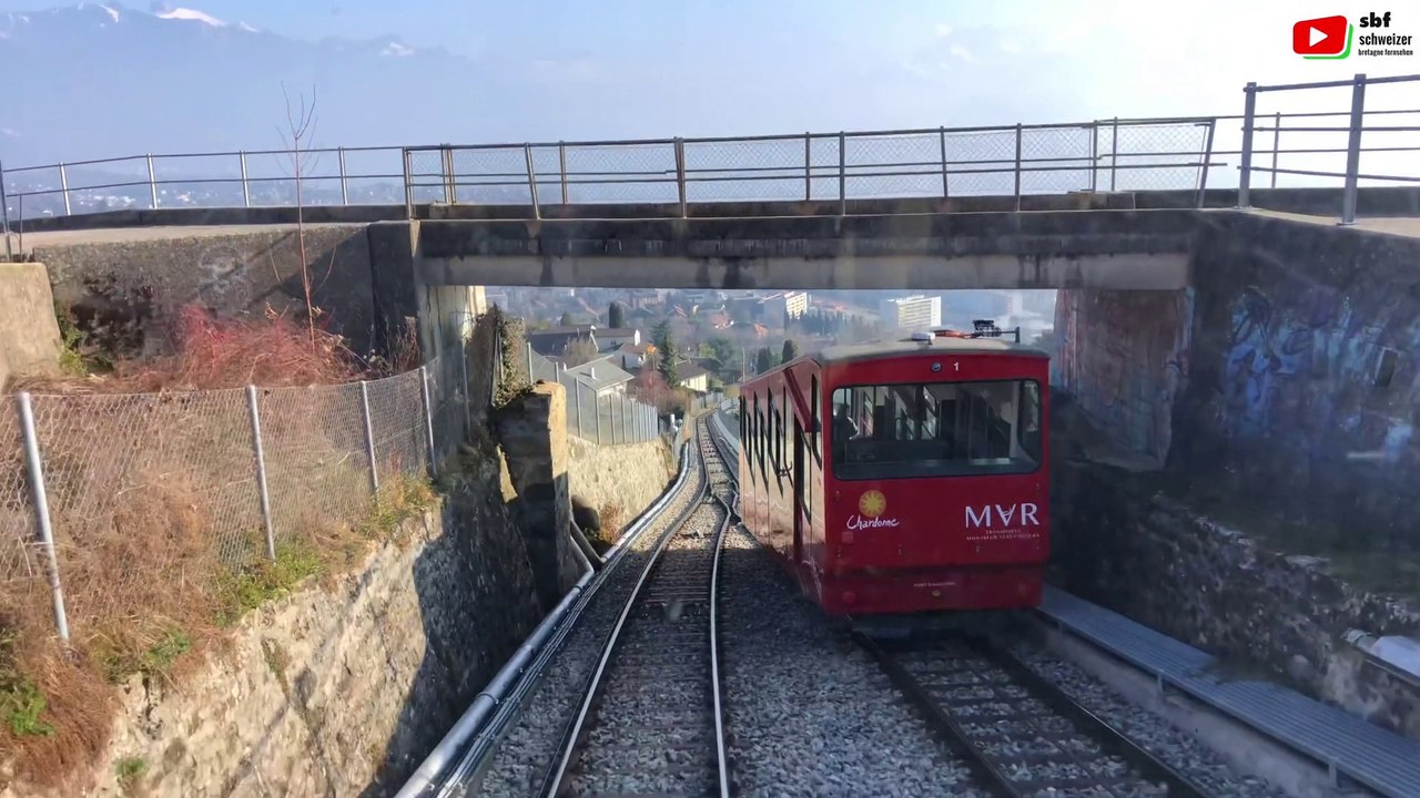 Vevey  | Die Seilbahnfahrt auf den Mont-Pèlerin   |  SBF Schweiz Bretagne Fernsehen