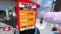 Ilang produktong petrolyo, posibleng may bawas-presyo sa susunod na linggo | 24 Oras