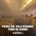 Ryanair, fumo in cabina e panico sul volo