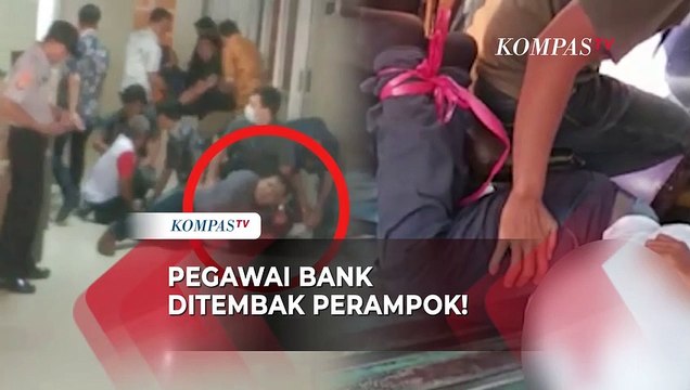 Perampok Bersenjata Api Dilawan Karyawan Bank, Ada Korban yang Tertembak!