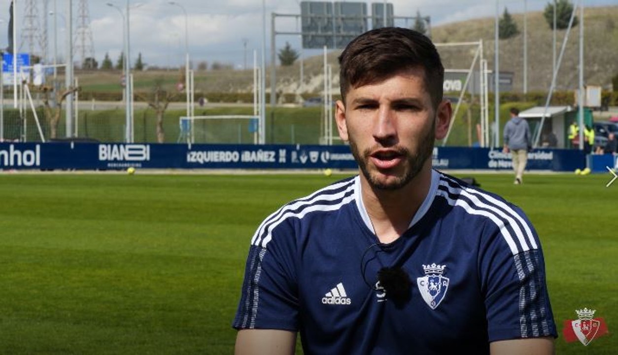 David García, de Osasuna, convocado con España: "Ha sido un proceso muy largo"