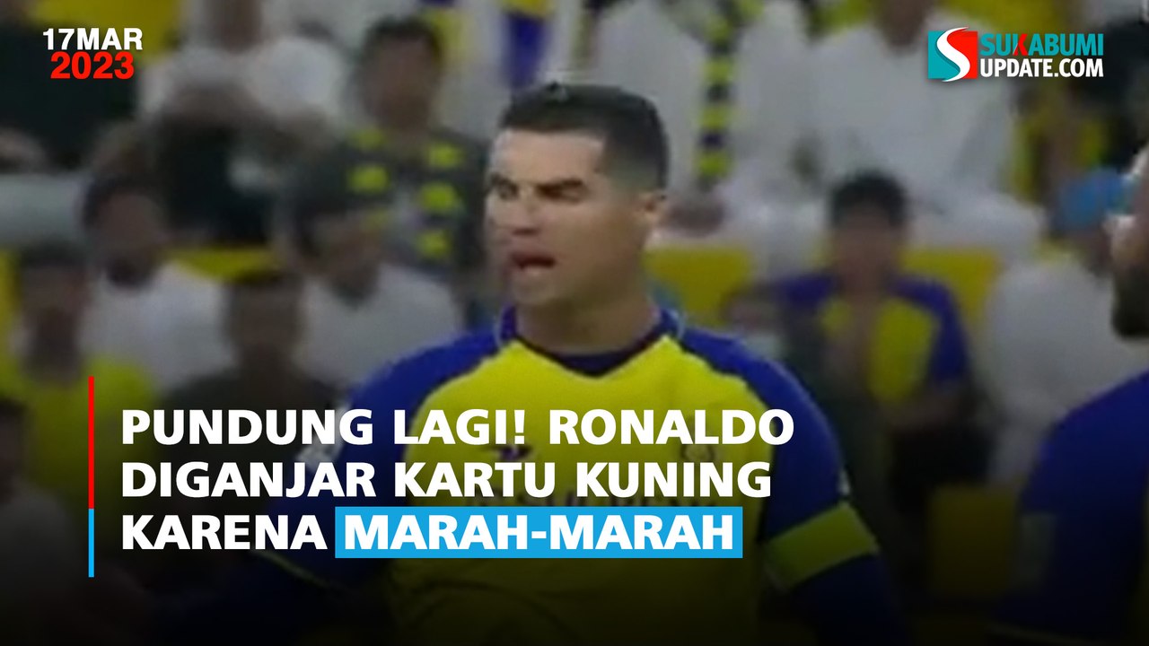 Pundung Lagi! Ronaldo Diganjar Kartu Kuning Karena Marah-Marah
